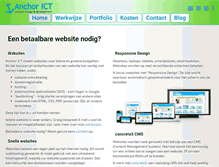 Tablet Screenshot of anchor-ict.com